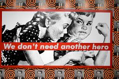 64 Untitled - We Dont Need Another Hero - Barbara Kruger 1987 Whitney Museum Of American Art New York City.jpg